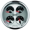 5" QUAD GAUGE, 100 PSI/100-250 F/8-18V/240-33 Ω, AMERICAN MUSCLE